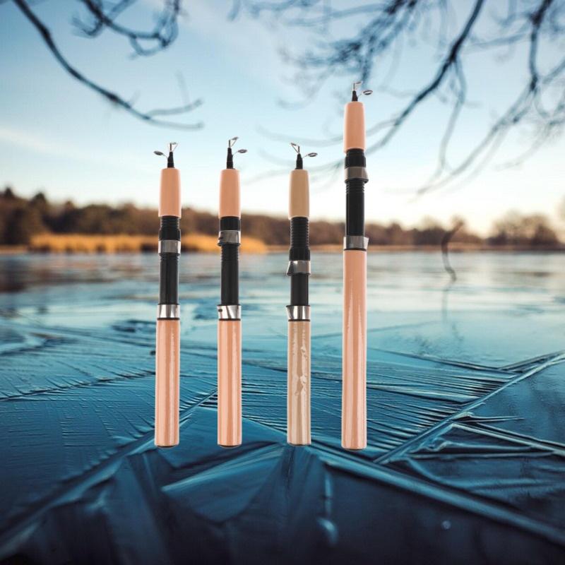 Fishing Rod Ice - 超軽量冬用氷釣り竿 ポータブル冬用氷釣り竿 スピニングキャスティング氷釣り竿 冬用釣り竿タックル