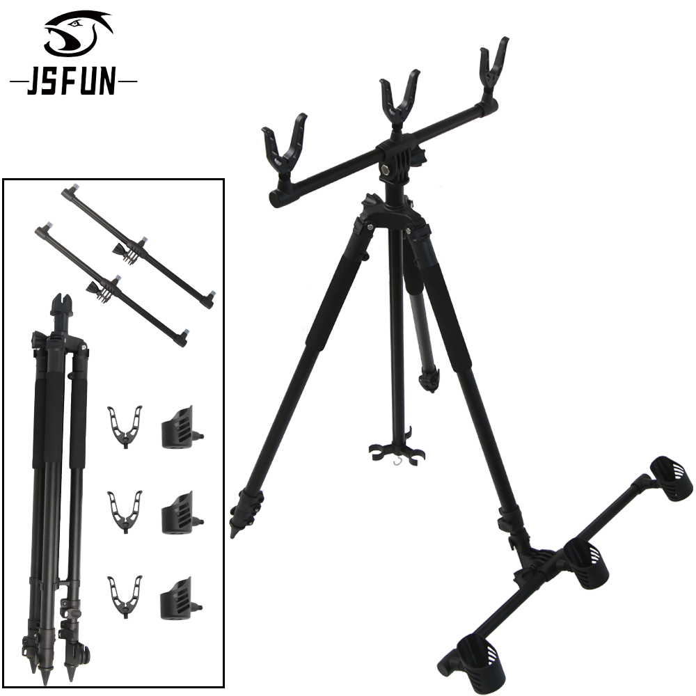 釣り用品アルミ合金収縮釣竿三脚スタンド超短折りたたみ海竿ブラ - Fishing Rod Casting のレビューと価格