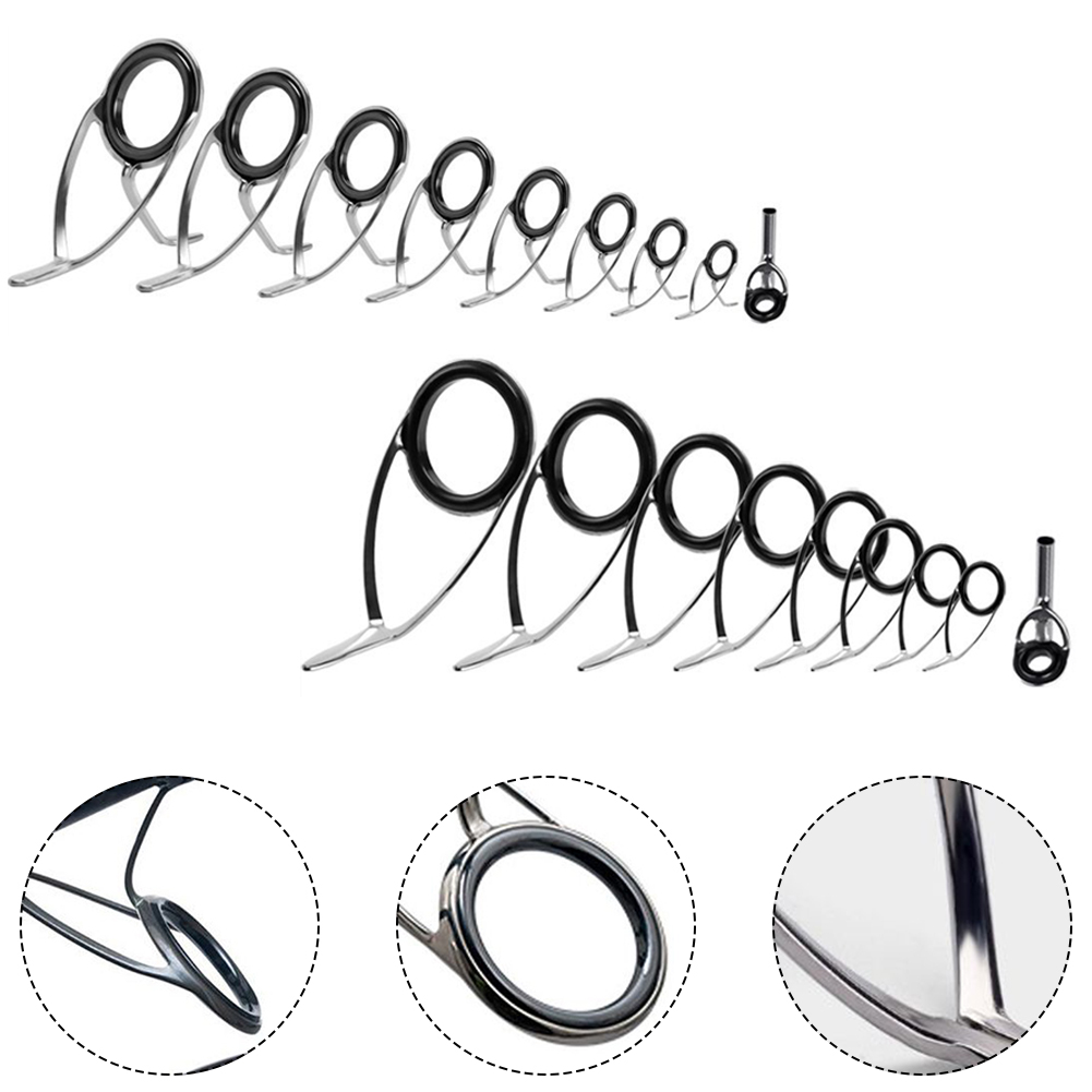 セラミックフィッシングロッド,トップ交換リング,チップ,アイ - Fishing Rod Guide Replacement のレビューと価格