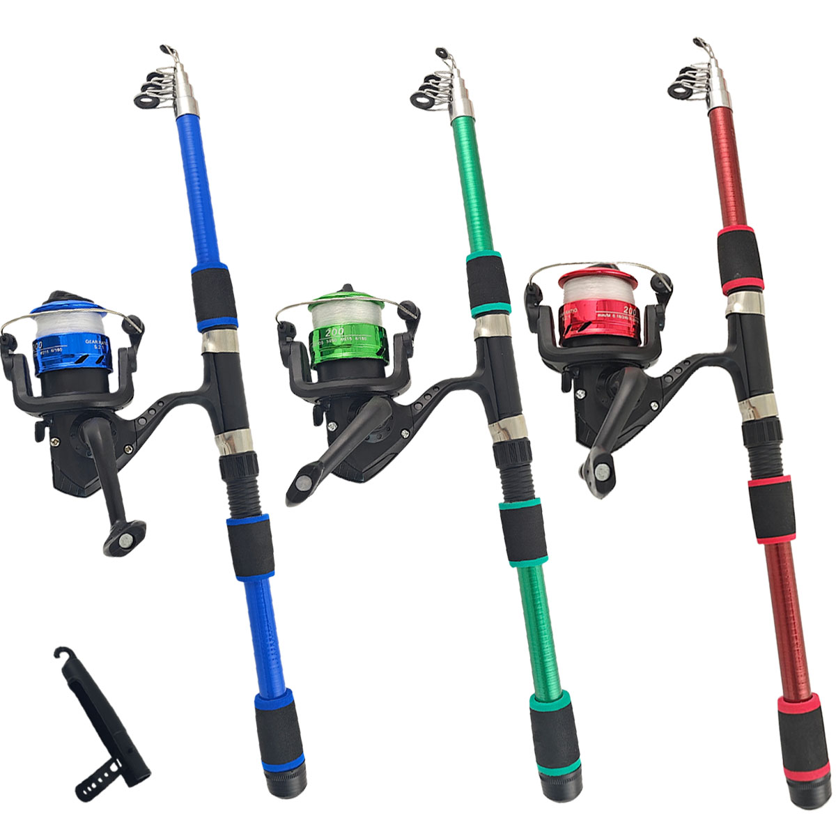 スピニング釣り竿とリールコンボセット1.8M伸縮式ロッド、5 - Fishing Rod Combo のレビューと価格