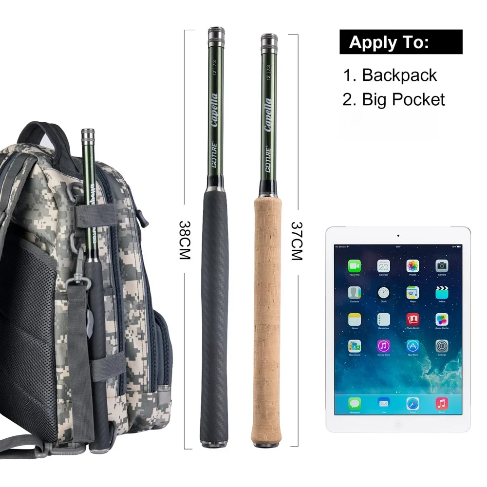 Goture 12FT クラシックテンカラフライフィッシング - Fishing Rod Combo のレビューと価格